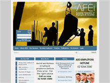 Tablet Screenshot of afei.org.au